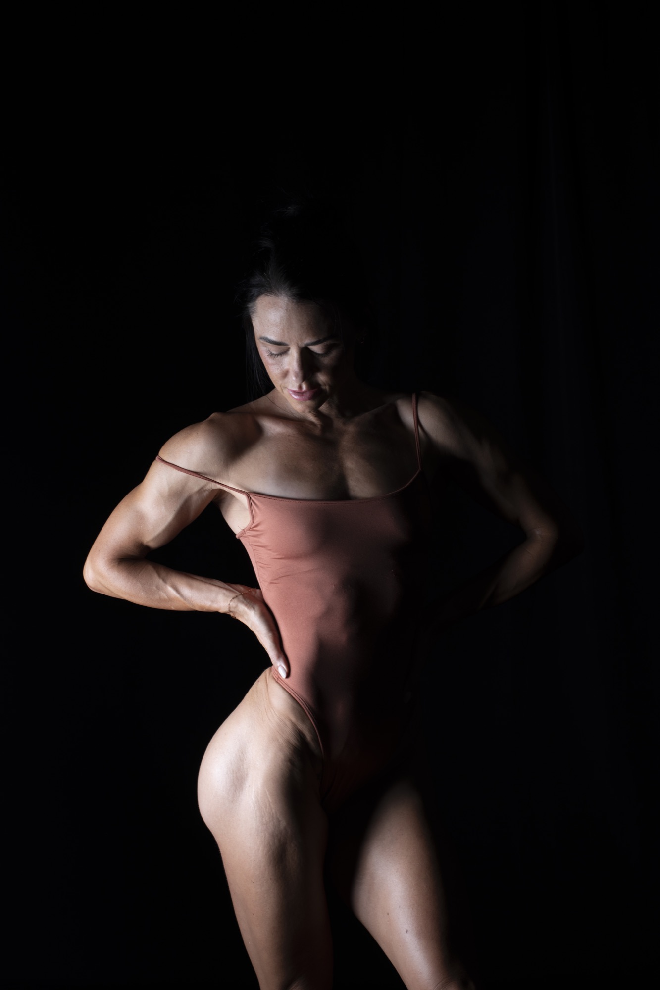 Courtney in a softly lit studio portrait